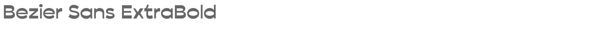 B�zier Sans Bézier Sans™_variable.ttf font preview